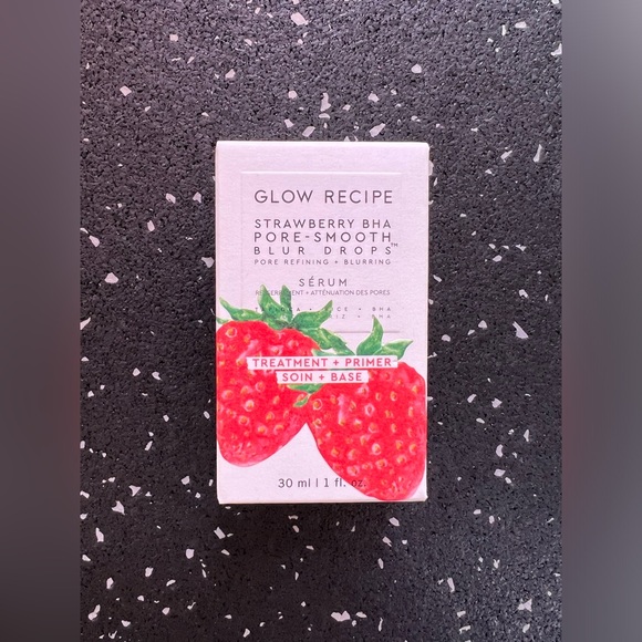 GLOW RECIPE | Strawberry BHA Pore-Smooth Blur Drops 30mL - Picture 6 of 6